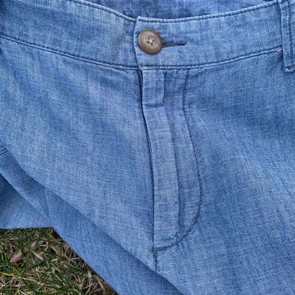 •GAP•Girlfriend Coupe Girlfriend•Ankle Length•Size 16/33•Chambray Linen-Look - Picture 7 of 7